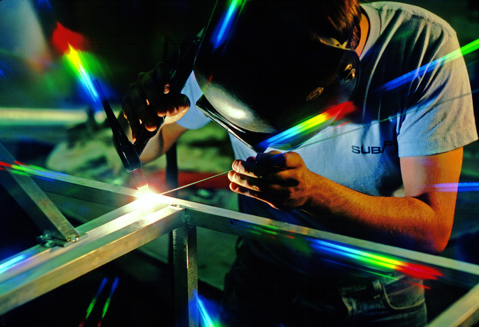 Welder fabricating frame